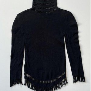 ISSEY MIYAKE FRINGE TURTLENECK